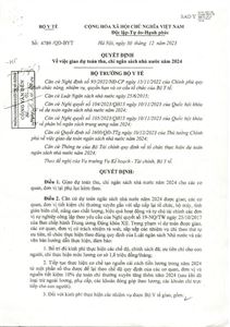 QUYẾT ĐỊNH GIAO DỰ TOÁN NĂM 2024