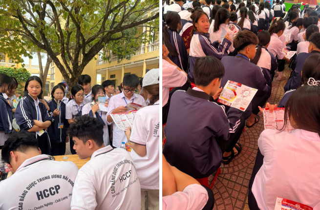 HCCP tham gia Ngày hội tư vấn tuyển sinh - hướng nghiệp năm 2026 tại THPT Thanh Miện 3