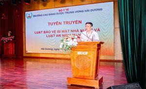 Tuyên truyền Luật Bảo vệ bí mật Nhà nước, Luật An ninh mạng và Hội nghị Đối thoại giữa Ban Giám hiệu với sinh viên, năm học 2023 - 2024