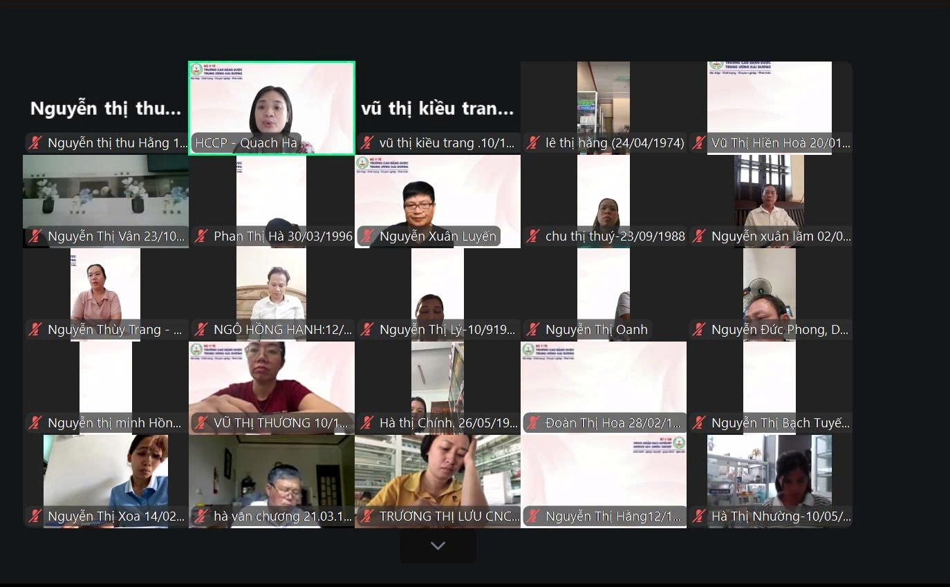 Gần 200 học viên tham gia Khóa đào tạo, cập nhật kiến ​​thức chuyên môn về Dược tháng 9/2025  tại HCCP