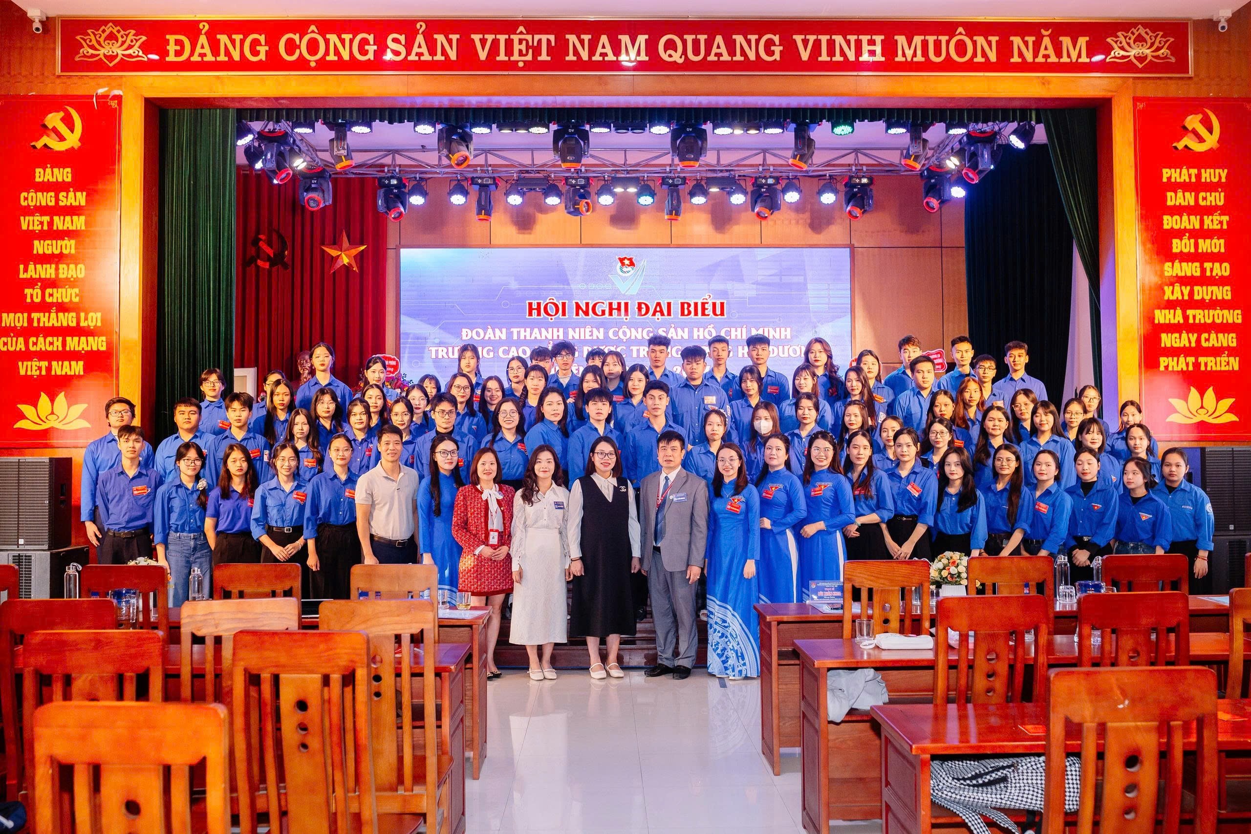 Hội nghị Đại biểu Đoàn TNCS Hồ Chí Minh Trường Cao đẳng Dược Trung ương Hải Dương, nhiệm kỳ 2025 - 2027