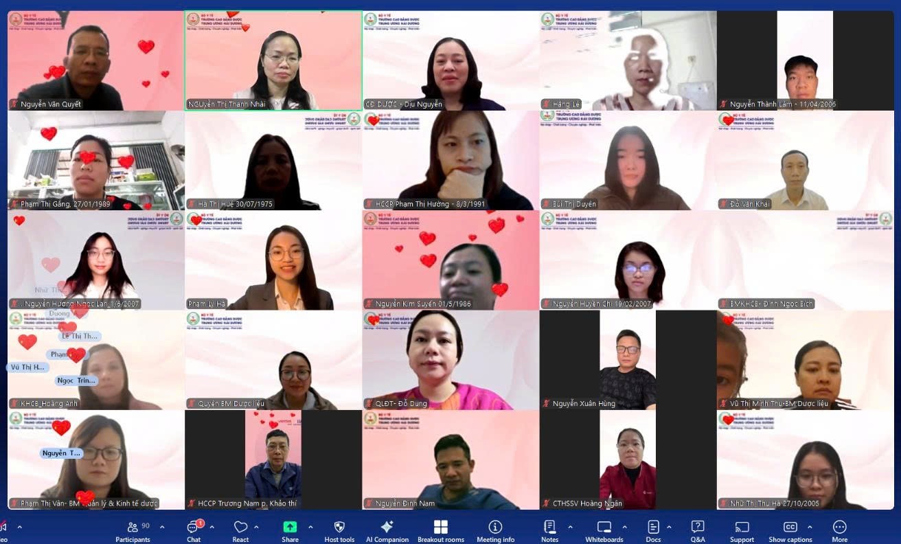 Trường Cao đẳng Dược Trung ương Hải Dương khai giảng khóa đào tạo “Xoa bóp bấm huyệt dưỡng sinh” khóa I