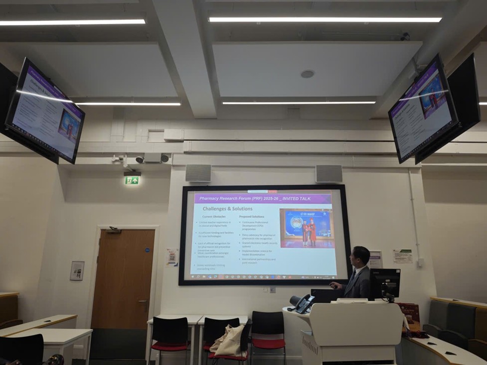 TĂNG CƯỜNG HỢP TÁC HỌC THUẬT GIỮA TRƯỜNG CAO ĐẲNG DƯỢC TRUNG ƯƠNG HẢI DƯƠNG VÀ ĐẠI HỌC ASTON (VƯƠNG QUỐC ANH)