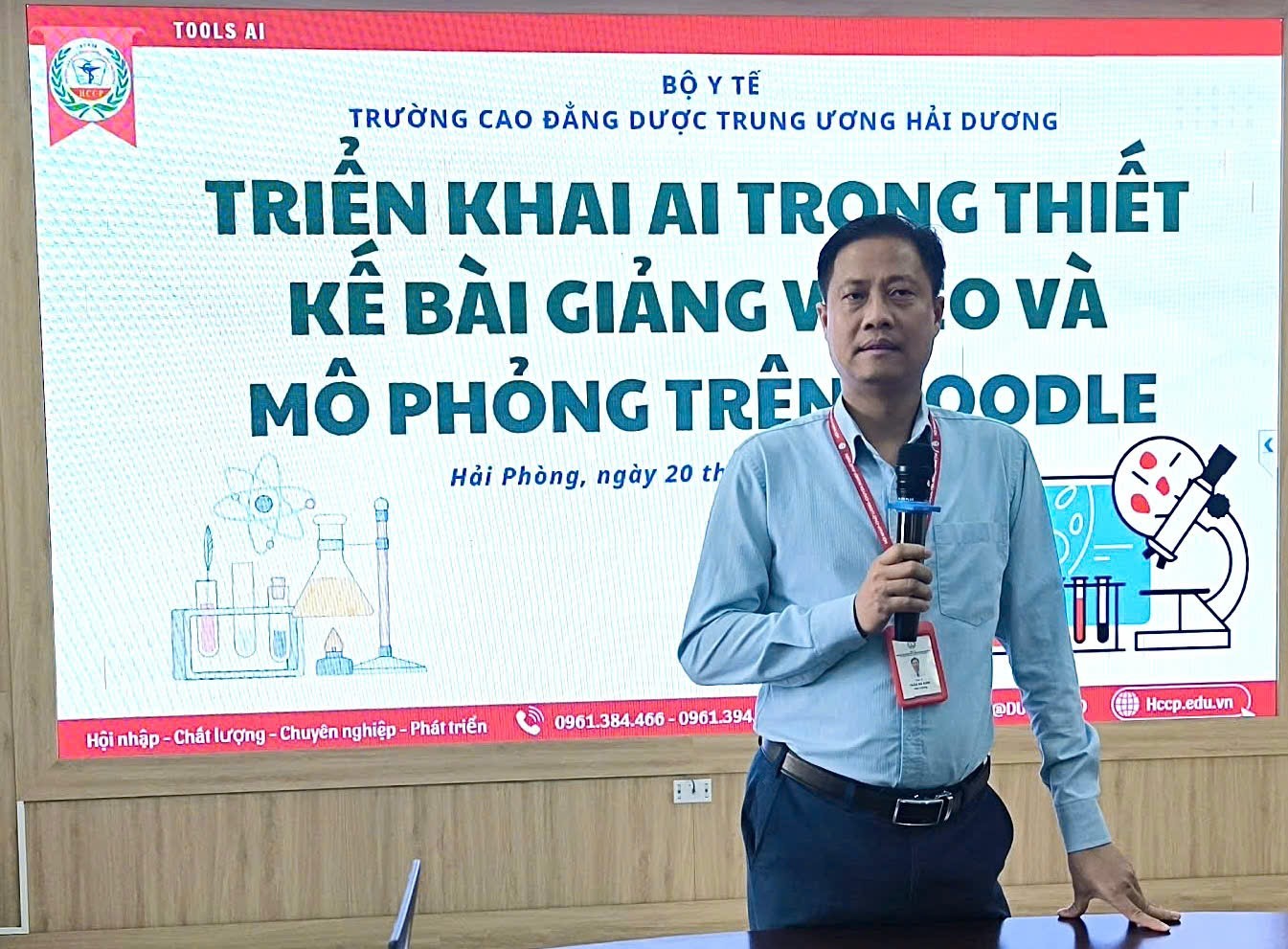 HCCP ĐẨY MẠNH CHUYỂN ĐỔI SỐ: ỨNG DỤNG AI TRONG THIẾT KẾ BÀI GIẢNG KHÔNG CÒN LÀ LỰA CHỌN