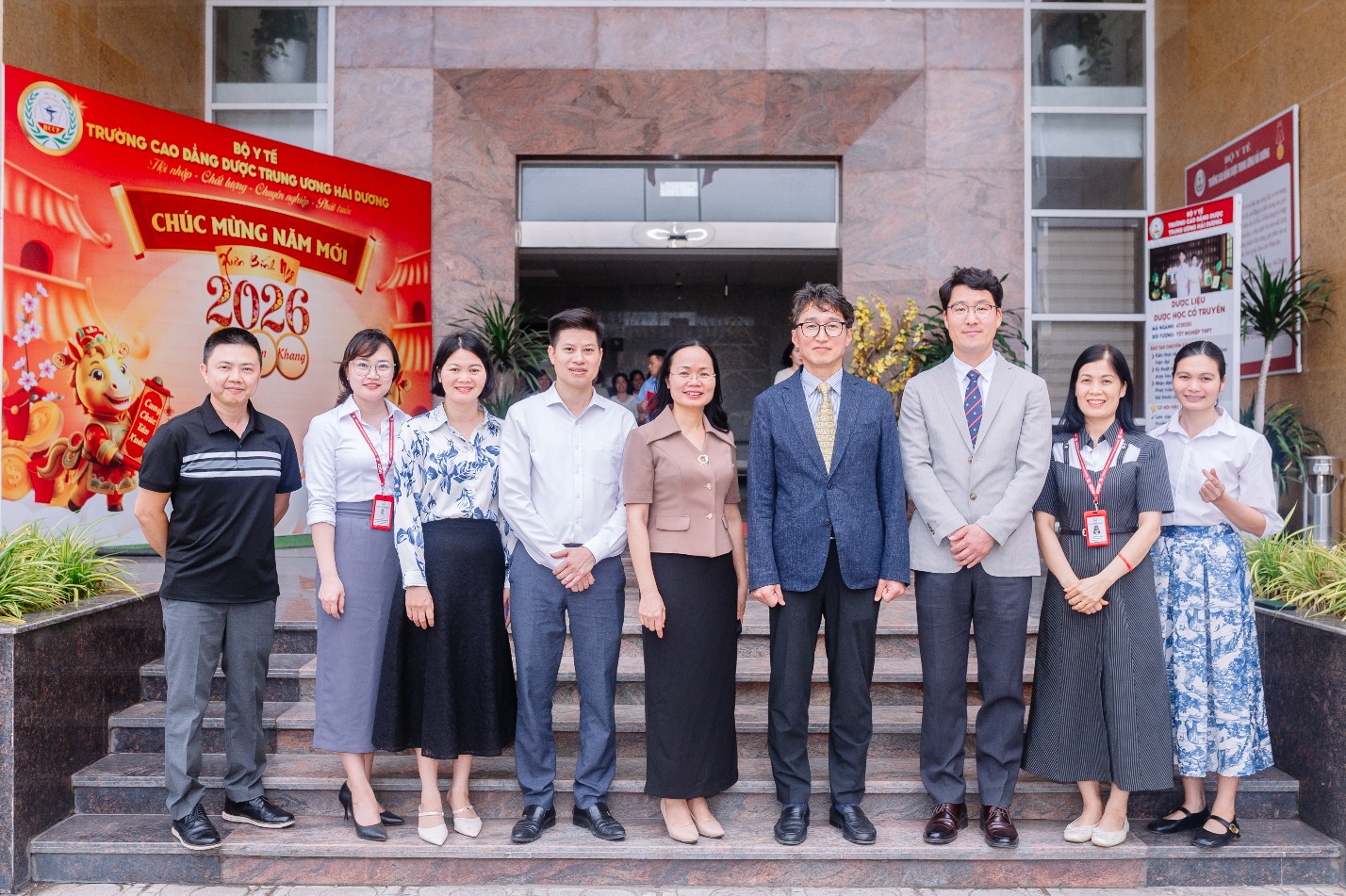 Trường Cao đẳng Dược Trung ương Hải Dương tiếp đoàn công tác Trường Đại học Daegu