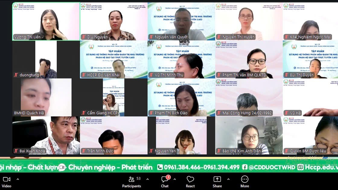ĐẨY MẠNH ỨNG DỤNG AI TRONG THIẾT KẾ BÀI GIẢNG ĐIỆN TỬ TẠI TRƯỜNG CAO ĐẲNG DƯỢC TRUNG ƯƠNG HẢI DƯƠNG