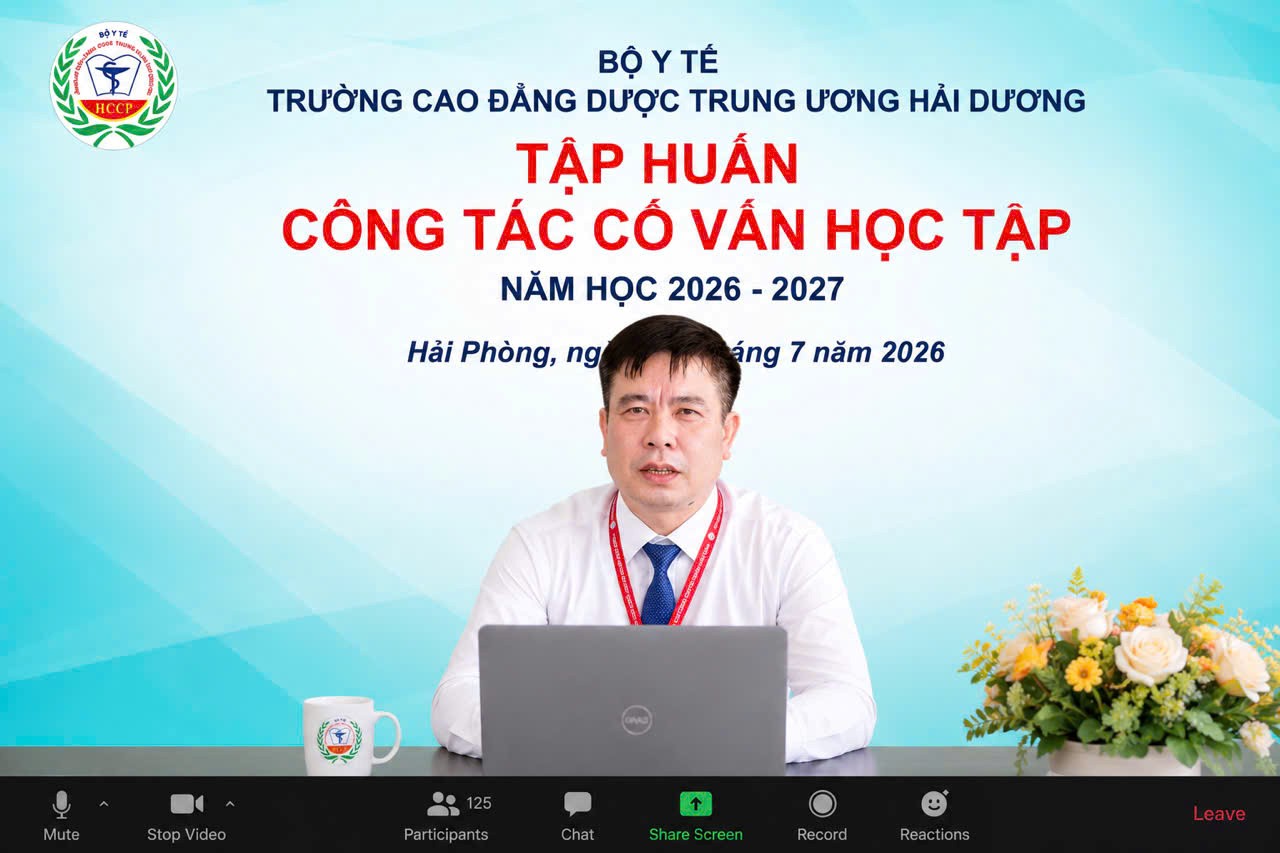 TẬP HUẤN CÔNG TÁC CỐ VẤN HỌC TẬP NĂM HỌC 2026 - 2027