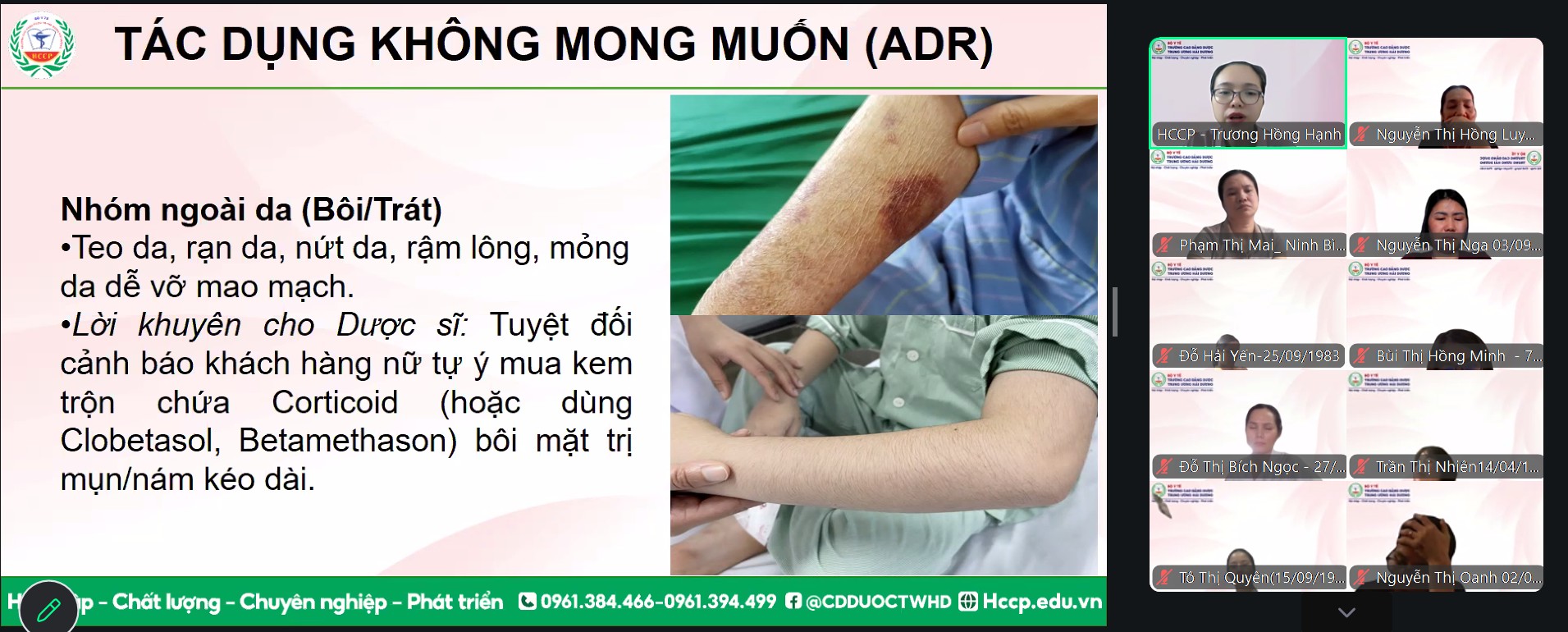 Cập nhật kiến thức chuyên môn về Dược – Nâng cao năng lực hành nghề cùng Trường Cao đẳng Dược Trung ương Hải Dương