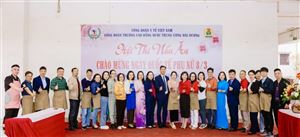 CÔNG ĐOÀN TRƯỜNG CAO ĐẲNG DƯỢC TRUNG ƯƠNG HẢI DƯƠNG TỔ CHỨC HỘI THI NẤU ĂN CHÀO MỪNG NGÀY QUỐC TẾ PHỤ NỮ 8/3