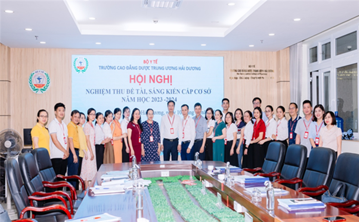 Hội nghị nghiệm thu Đề tài, sáng kiến cấp cơ sở năm học 2023 - 2024