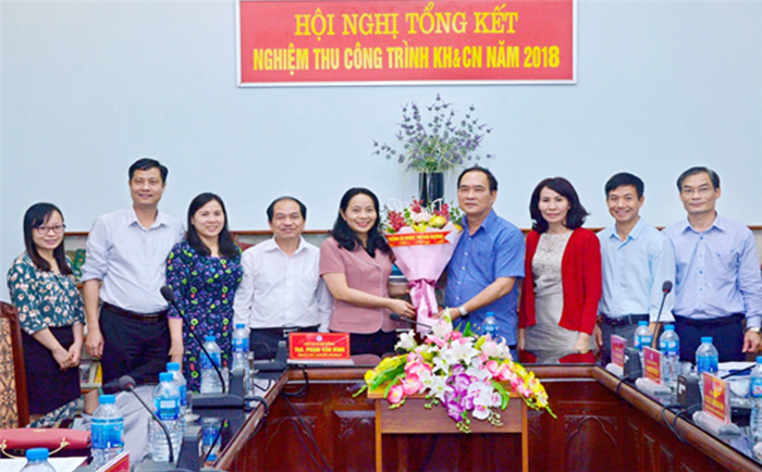 Hội nghị nghiệm thu công trình khoa học và công nghệ năm 2018