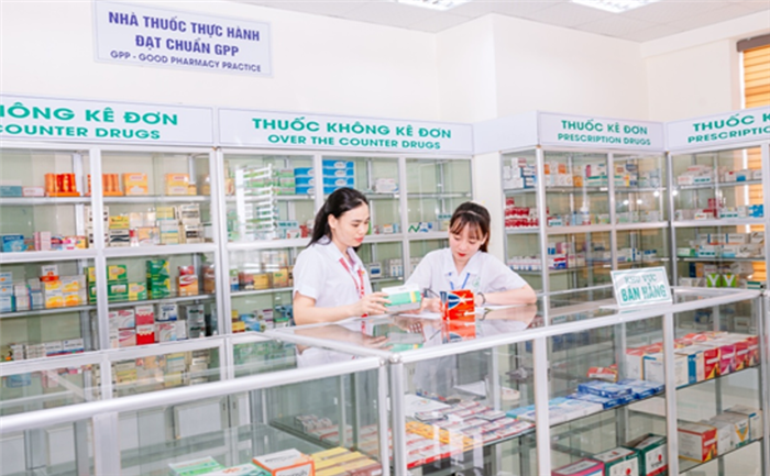  Phòng thực hành tiền bán thuốc tại bộ môn Quản lý và Kinh tế Dược