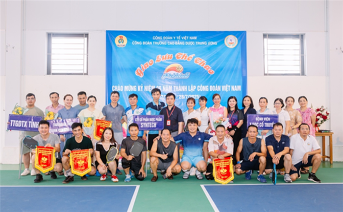 Giao lưu thể thao chào mừng kỷ niệm 96 năm thành lập Công đoàn Việt Nam